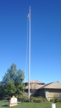Flagpole repair and Rope Replacement