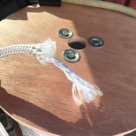 A Rope or Halyard that has two ropes in one. 