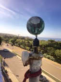 This is the old truck and ball on  the flagpole that is shown above.  